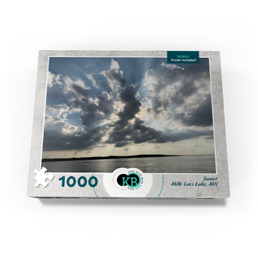 Nature Photography: Sunset Mille Lacs Lake, Minnesota, USA 1000 Jigsaw Puzzle box view3