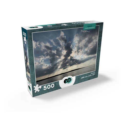 Nature Photography: Sunset Mille Lacs Lake, Minnesota, USA 500 Jigsaw Puzzle box view2