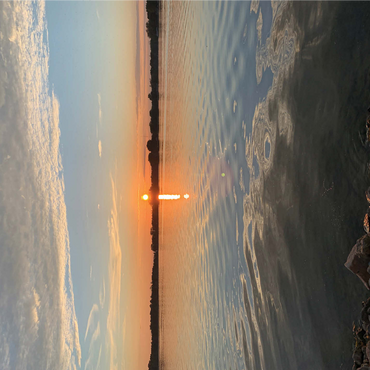 Nature Photography: Mirrored Sunset Lake, Wisconsin, USA 1000 Jigsaw Puzzle 3D Modell