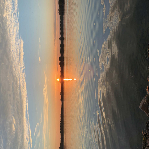 Nature Photography: Mirrored Sunset Lake, Wisconsin, USA 500 Jigsaw Puzzle 3D Modell