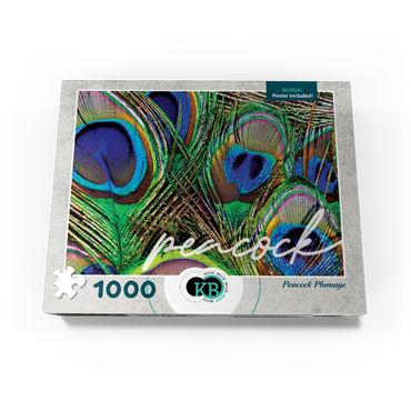 Animal Photography: Peacock Feathers Plumage, Birds no.2 1000 Jigsaw Puzzle box view3