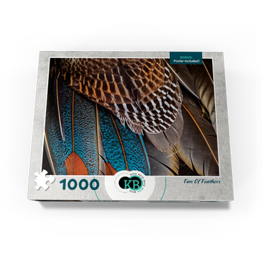 Animal Photography: Fan of Feathers, Birds no.4 1000 Jigsaw Puzzle box view3