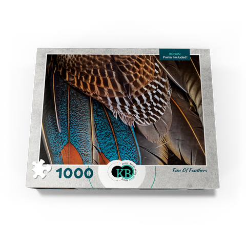 Animal Photography: Fan of Feathers, Birds no.4 1000 Jigsaw Puzzle box view3