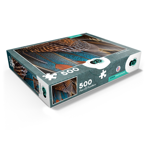 Animal Photography: Fan of Feathers, Birds no.4 500 Jigsaw Puzzle box view1