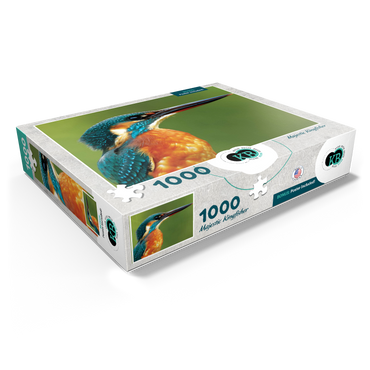 Animal Photography: Birds, Majestic Kingfisher 1000 Jigsaw Puzzle box view1