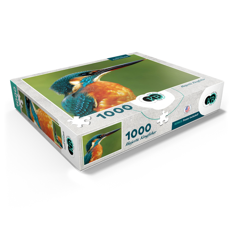 Animal Photography: Birds, Majestic Kingfisher 1000 Jigsaw Puzzle box view1