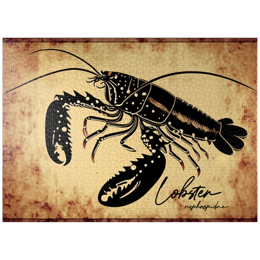 puzzleplate Vintage Artwork: Lobster Sign, no.2 1000 Jigsaw Puzzle