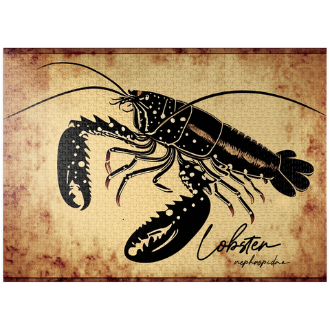 puzzleplate Vintage Artwork: Lobster Sign, no.2 1000 Jigsaw Puzzle