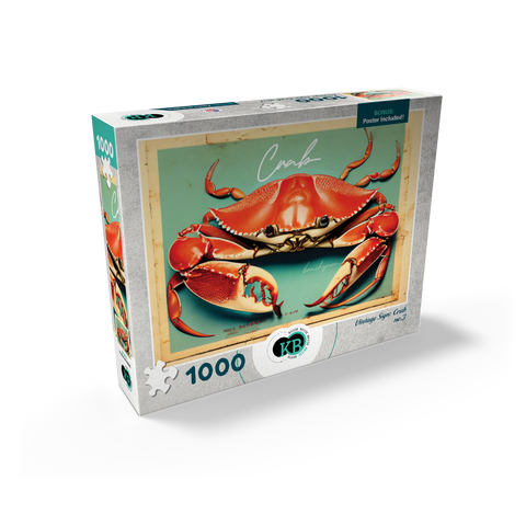 Vintage Artwork: Crab Sign, no.3 1000 Jigsaw Puzzle box view2