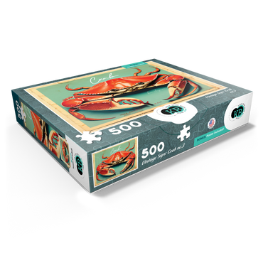 Vintage Artwork: Crab Sign, no.3 500 Jigsaw Puzzle box view1