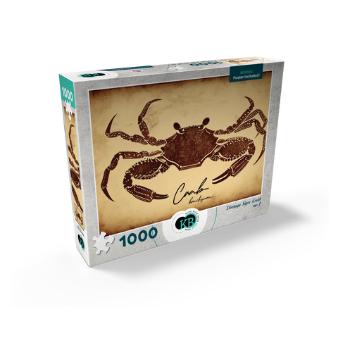 Vintage Artwork: Crab Sign, no.1 1000 Jigsaw Puzzle box view2