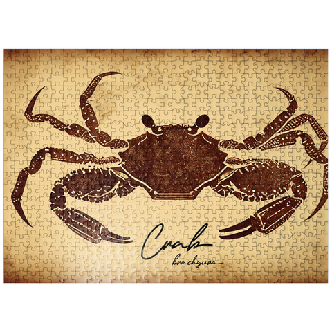 puzzleplate Vintage Artwork: Crab Sign, no.1 500 Jigsaw Puzzle