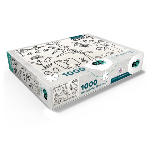 Illustration Artwork: Hieroglyphic Birds, no.2 1000 Jigsaw Puzzle box view1