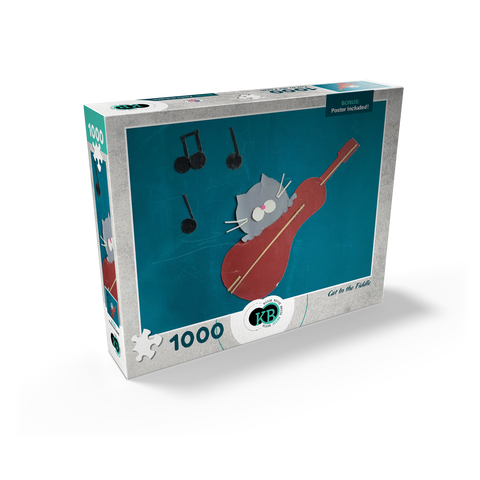Illustration Artwork: Cat In The Fiddle 1000 Jigsaw Puzzle box view2