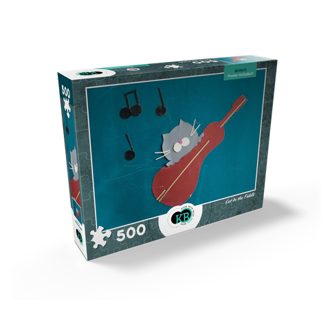 Illustration Artwork: Cat In The Fiddle 500 Jigsaw Puzzle box view2