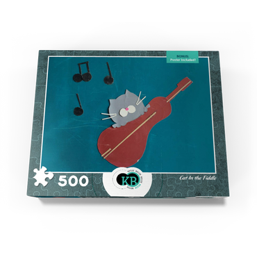 Illustration Artwork: Cat In The Fiddle 500 Jigsaw Puzzle box view3