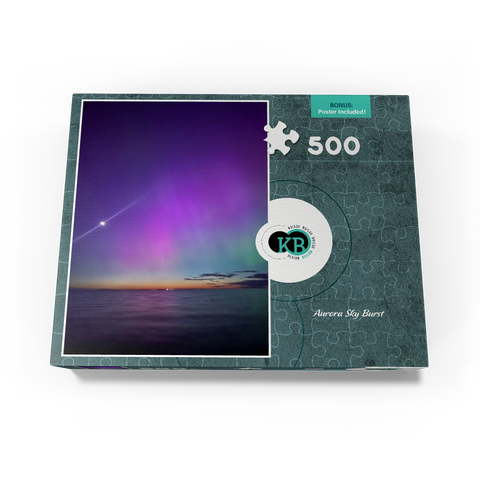 Nature Photography: Northern Lights, Aurora Sky Burst 500 Jigsaw Puzzle box view3