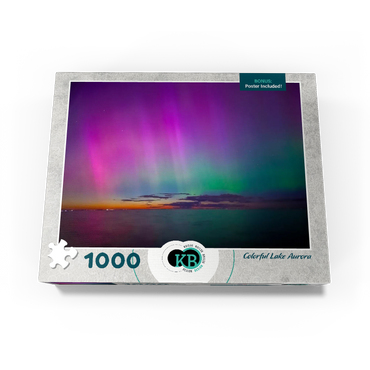Nature Photography: Northern Lights, Colorful Lake Aurora 1000 Jigsaw Puzzle box view3