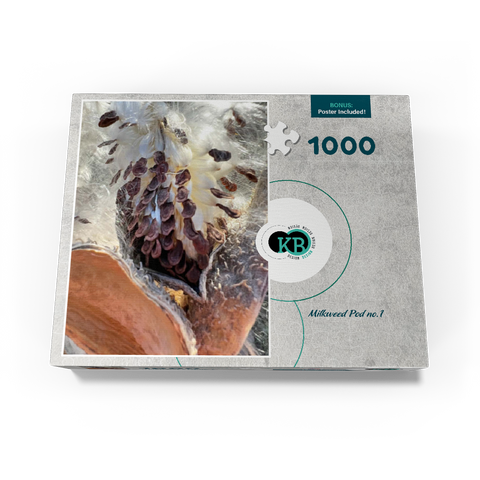 Macro Photography: Milkweed Pod, no.1 1000 Jigsaw Puzzle box view3