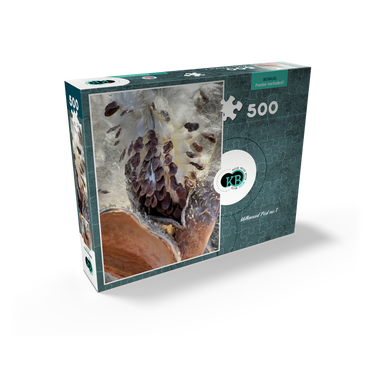 Macro Photography: Milkweed Pod, no.1 500 Jigsaw Puzzle box view2