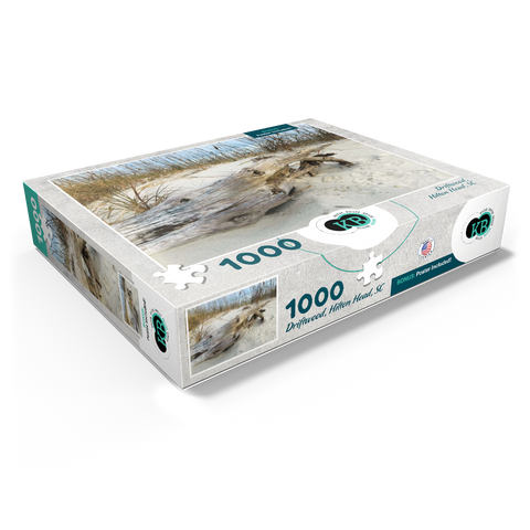 Nature Photography: Beach Driftwood, Hilton Head, South Carolina 1000 Jigsaw Puzzle box view1