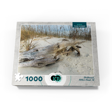 Nature Photography: Beach Driftwood, Hilton Head, South Carolina 1000 Jigsaw Puzzle box view3