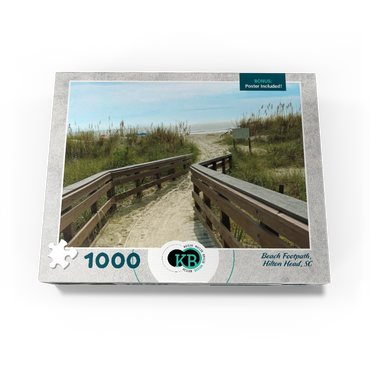 Nature Photography: Beach Footpath, Hilton Head, South Carolina 1000 Jigsaw Puzzle box view3