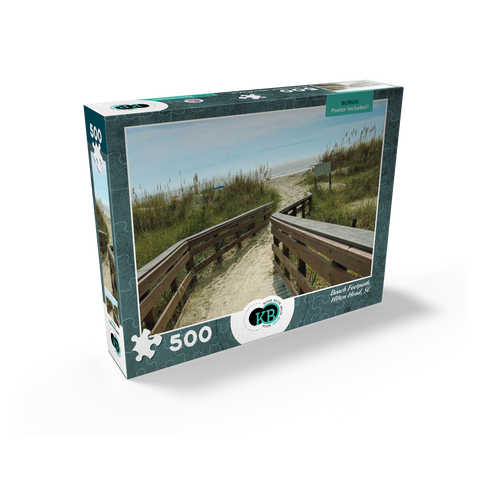 Nature Photography: Beach Footpath, Hilton Head, South Carolina 500 Jigsaw Puzzle box view2