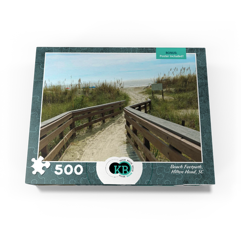Nature Photography: Beach Footpath, Hilton Head, South Carolina 500 Jigsaw Puzzle box view3