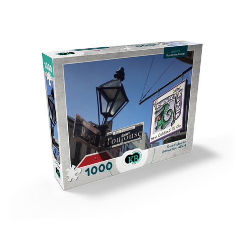 French Quarter Intersection- New Orleans, Louisianna 1000 Jigsaw Puzzle box view2