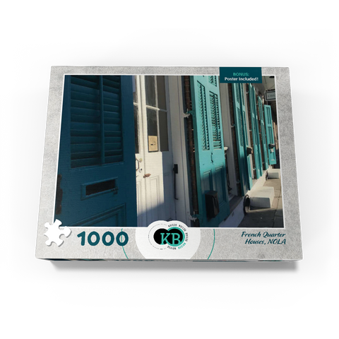 French Quarter, Streetside- New Orleans, Louisianna 1000 Jigsaw Puzzle box view3