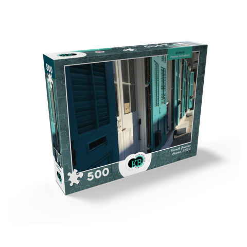 French Quarter, Streetside- New Orleans, Louisianna 500 Jigsaw Puzzle box view2