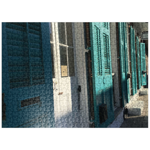 puzzleplate French Quarter, Streetside- New Orleans, Louisianna 500 Jigsaw Puzzle