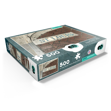 St. Louis Street Sidewalk Sign- New Orleans, Louisianna 500 Jigsaw Puzzle box view1