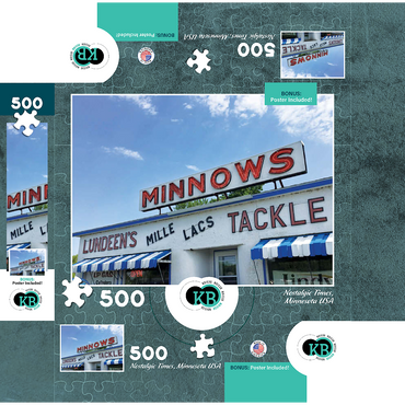 Nostalgic Times- Minnesota, USA 500 Jigsaw Puzzle box 3D Modell