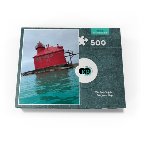 Pierhead Light- Sturgeon Bay, Wisconsin, no.2 500 Jigsaw Puzzle box view3