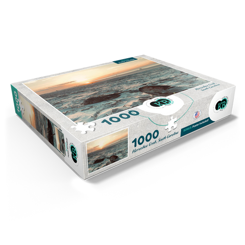 Nature Photography: Sunset Horseshoe Crabs- Hilton Head, South Carolina 1000 Jigsaw Puzzle box view1