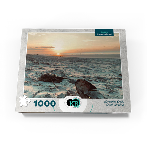 Nature Photography: Sunset Horseshoe Crabs- Hilton Head, South Carolina 1000 Jigsaw Puzzle box view3