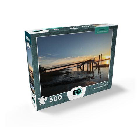 Nature Photography: Sunset Pier- Hilton Head, South Carolina 500 Jigsaw Puzzle box view2