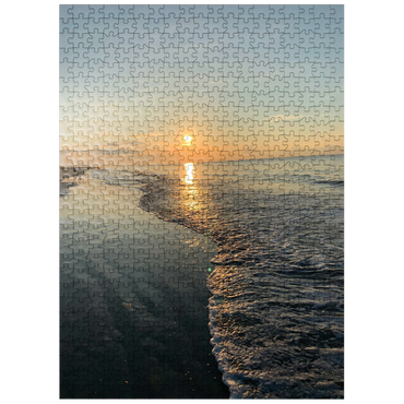 puzzleplate Nature Photography: Sunset Shoreline- Hilton Head, South Carolina 500 Jigsaw Puzzle