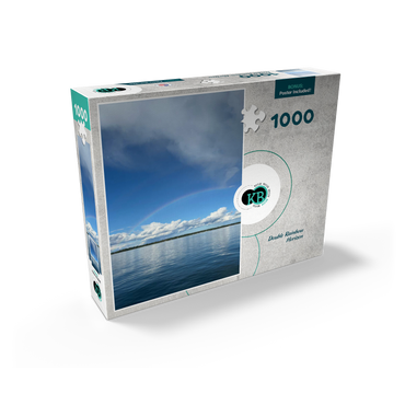 Nature Photography: Double Rainbow Horizon over Lake 1000 Jigsaw Puzzle box view2