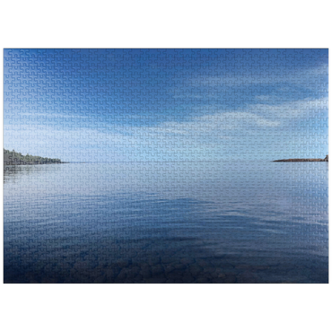 puzzleplate Nature Photography: Lake Superior Tranquility 1000 Jigsaw Puzzle
