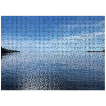 puzzleplate Nature Photography: Lake Superior Tranquility 500 Jigsaw Puzzle