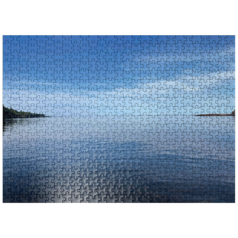puzzleplate Nature Photography: Lake Superior Tranquility 500 Jigsaw Puzzle