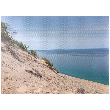 puzzleplate Nature Photography: Serenity- Sleeping Bear Dunes, Michigan 1000 Jigsaw Puzzle
