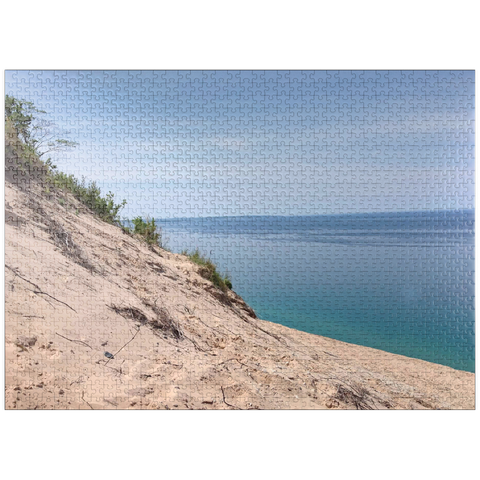 puzzleplate Nature Photography: Serenity- Sleeping Bear Dunes, Michigan 1000 Jigsaw Puzzle