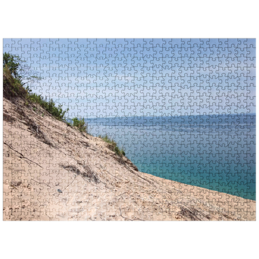puzzleplate Nature Photography: Serenity- Sleeping Bear Dunes, Michigan 500 Jigsaw Puzzle