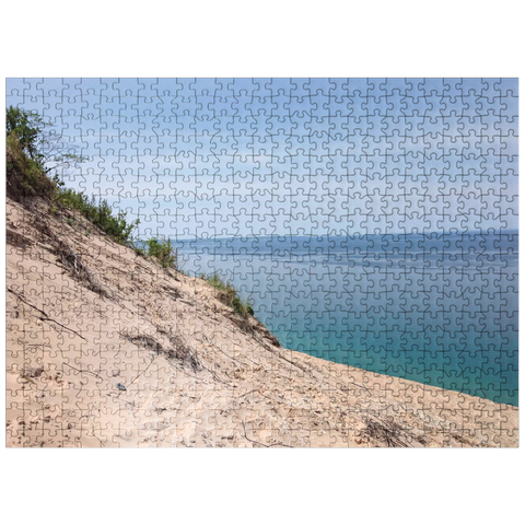 puzzleplate Nature Photography: Serenity- Sleeping Bear Dunes, Michigan 500 Jigsaw Puzzle