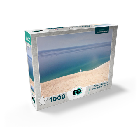 Nature Photography: Tranquil Shoreline, Sleeping Bear Dunes, Michigan 1000 Jigsaw Puzzle box view2
