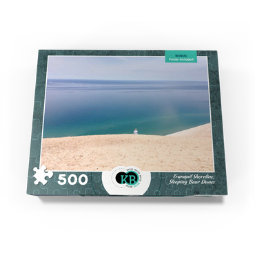 Nature Photography: Tranquil Shoreline, Sleeping Bear Dunes, Michigan 500 Jigsaw Puzzle box view3
